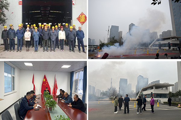 ? 鄭州市東鼎干燥設(shè)備有限公司新年復(fù)工，開(kāi)工大吉